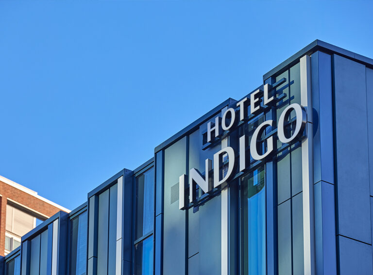 Hotel Indigo and Cogs Restaurant & Bar adjacent to ONE FRIARGATE offices