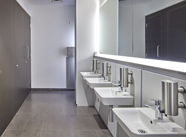 High-quality WC facilities on each floor in ONE FRIARGATE