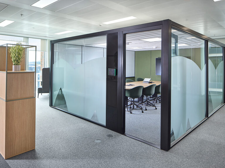 Boardroom meeting pod within ONE FRIARGATE's 4th floor office space